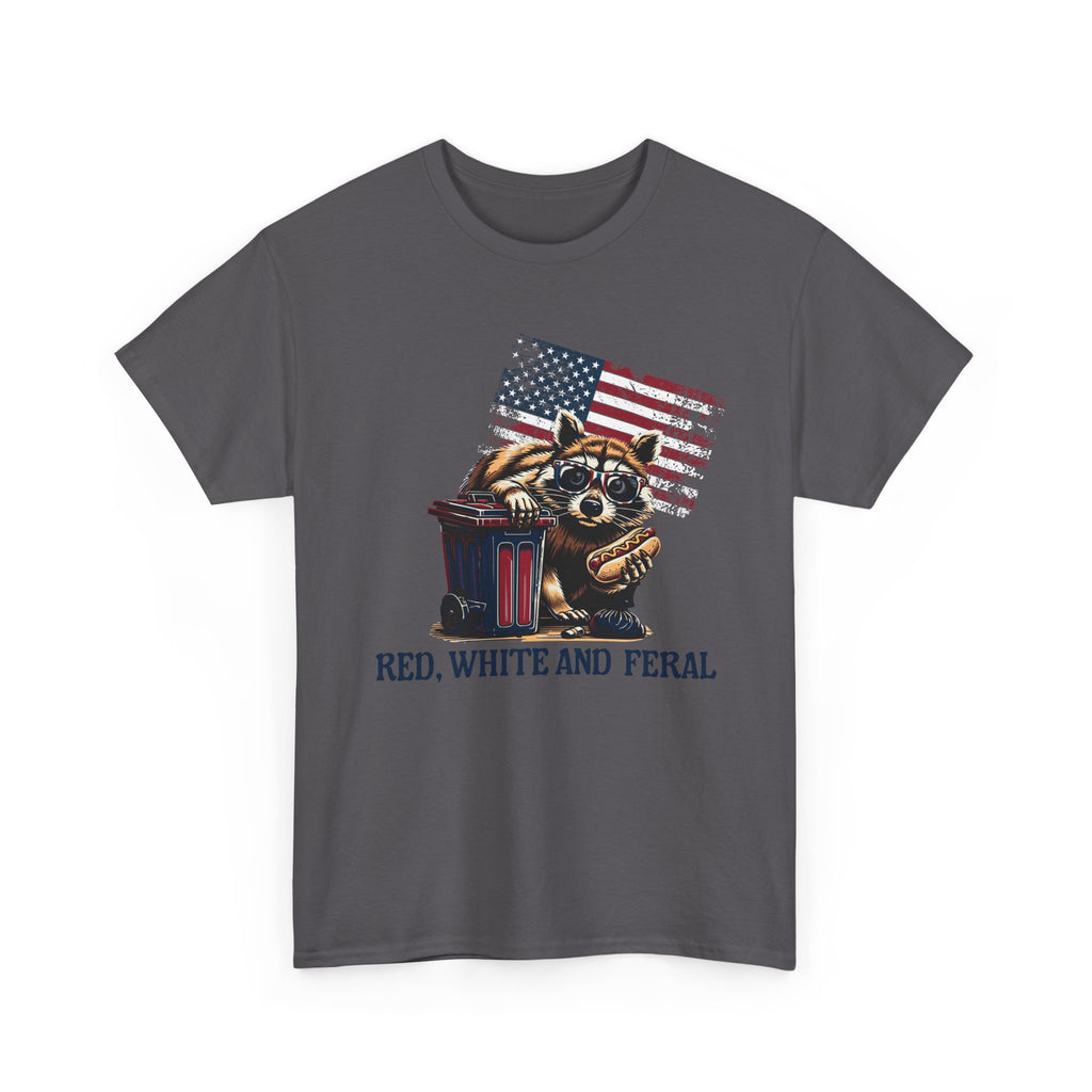 Red, White and Feral Patriotic Graphic Tee