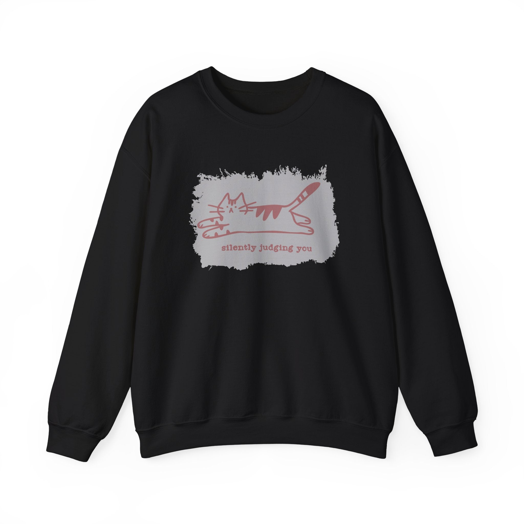 Silently Judging Cat Sweatshirt