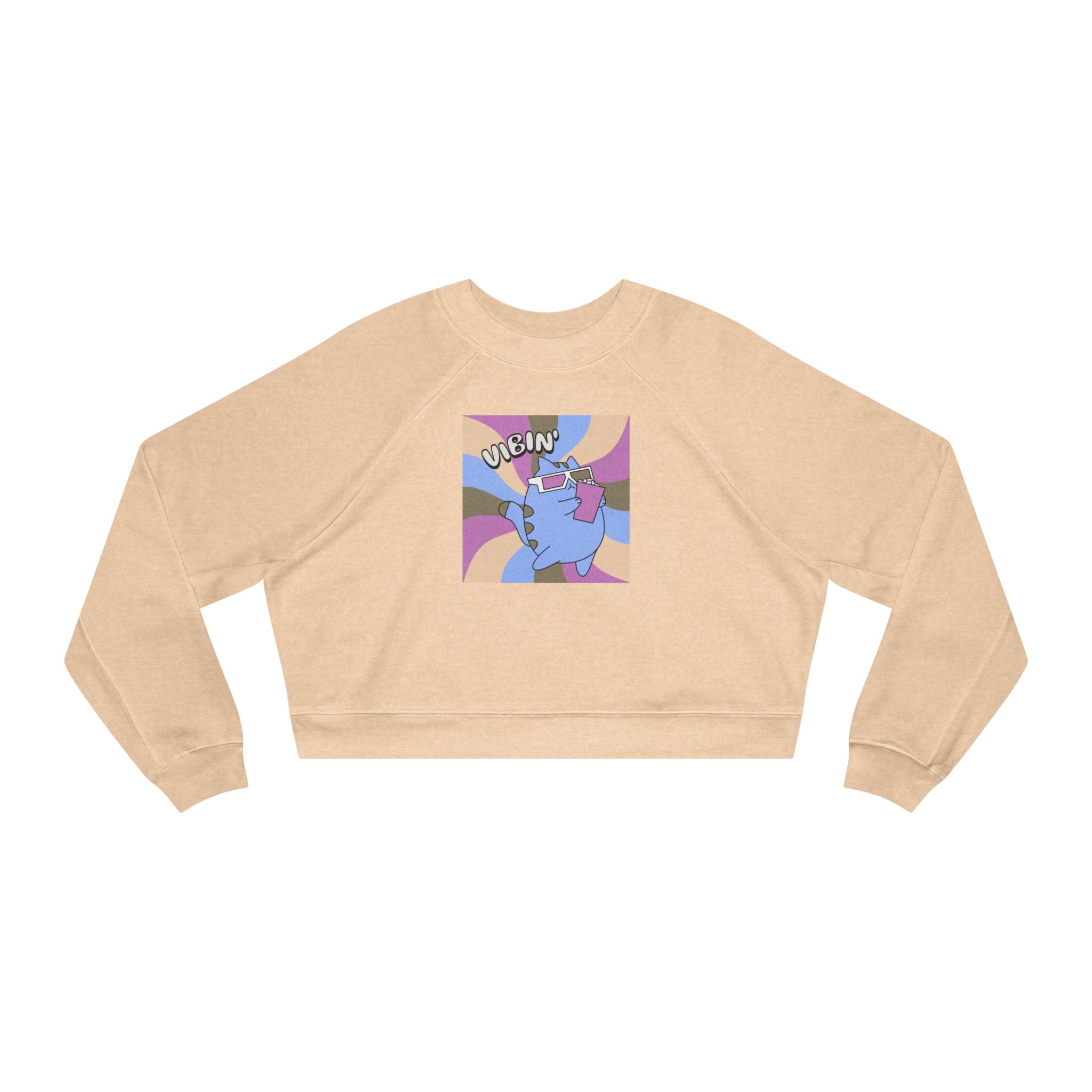 Retro Vibin' Cropped Sweatshirt