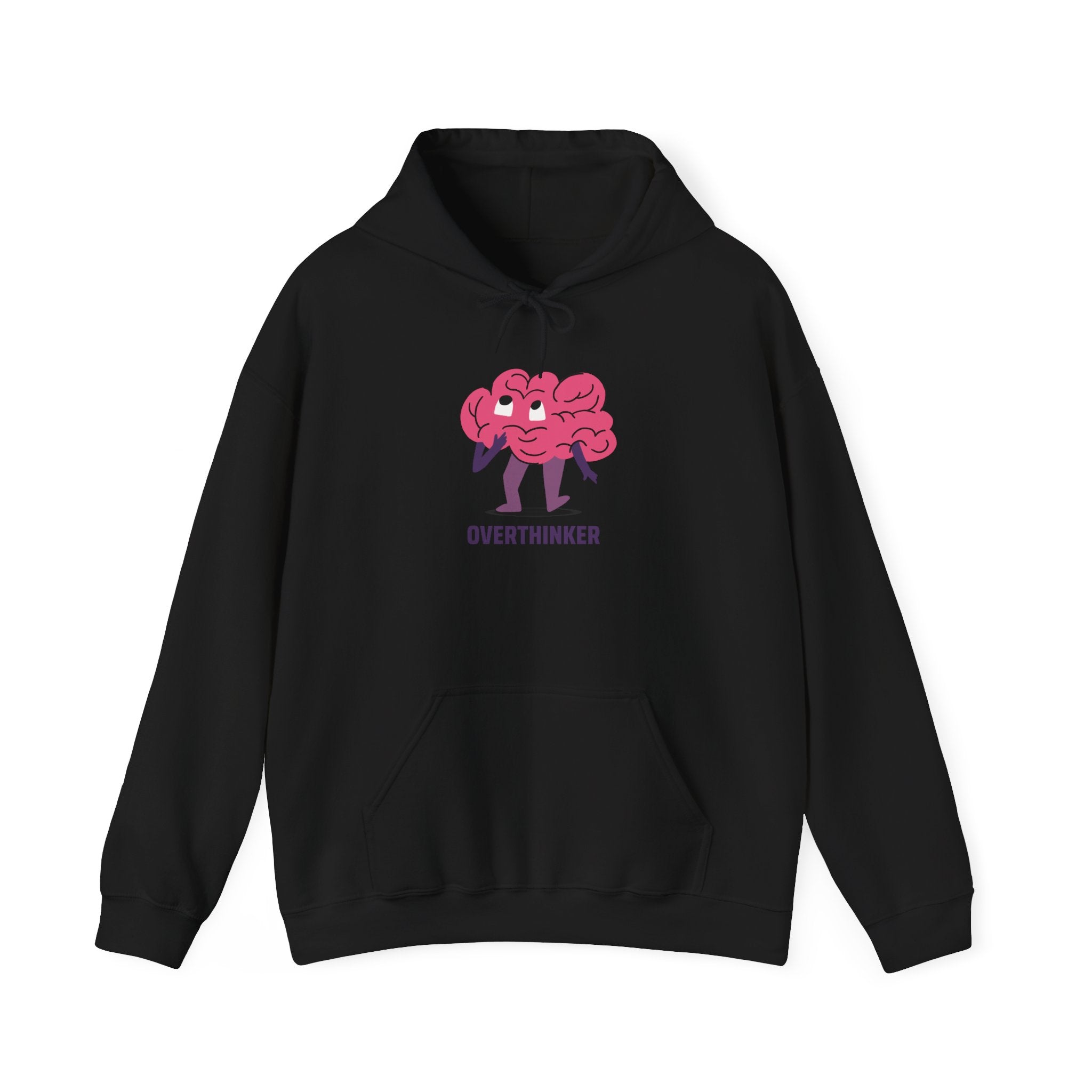 Overthinker Brain Character Hoodie