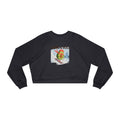 Guac & Roll Avocado Skiing Cropped Sweatshirt