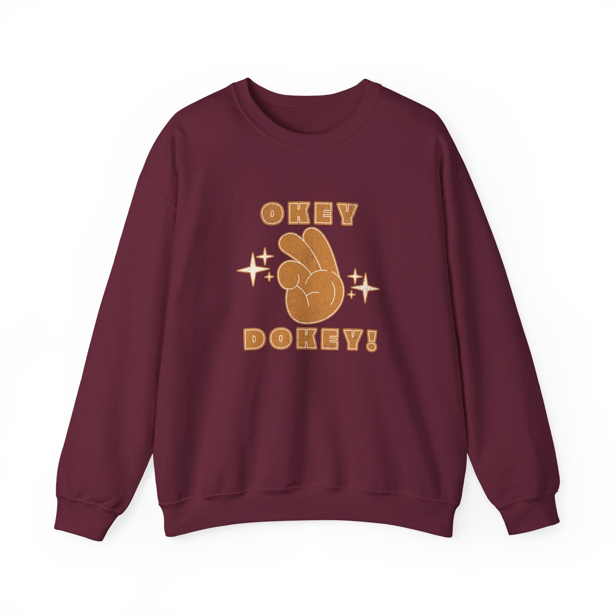Okey Dokey Peace Sign Retro Sweatshirt
