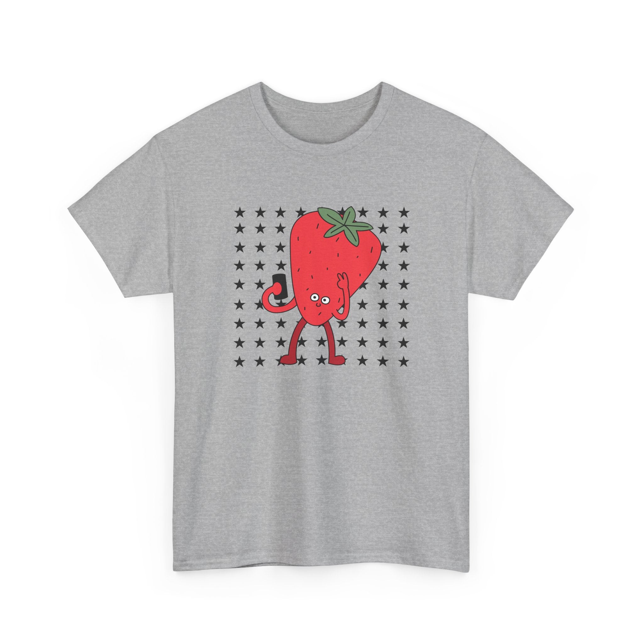Strawberry Character Illustration Tee