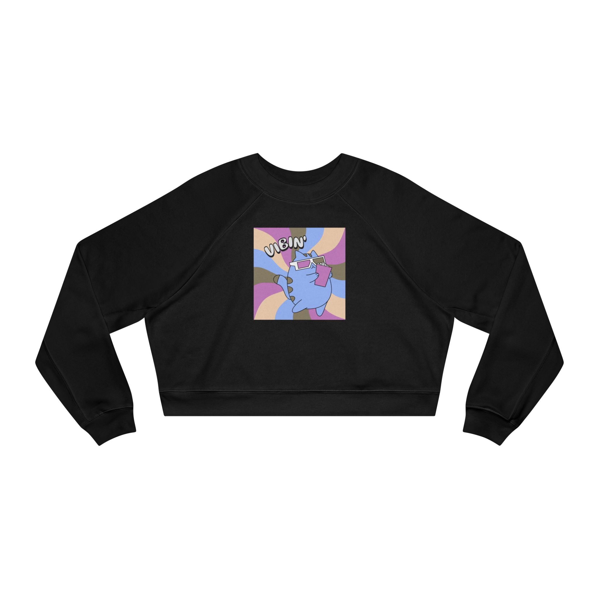 Retro Vibin' Cropped Sweatshirt