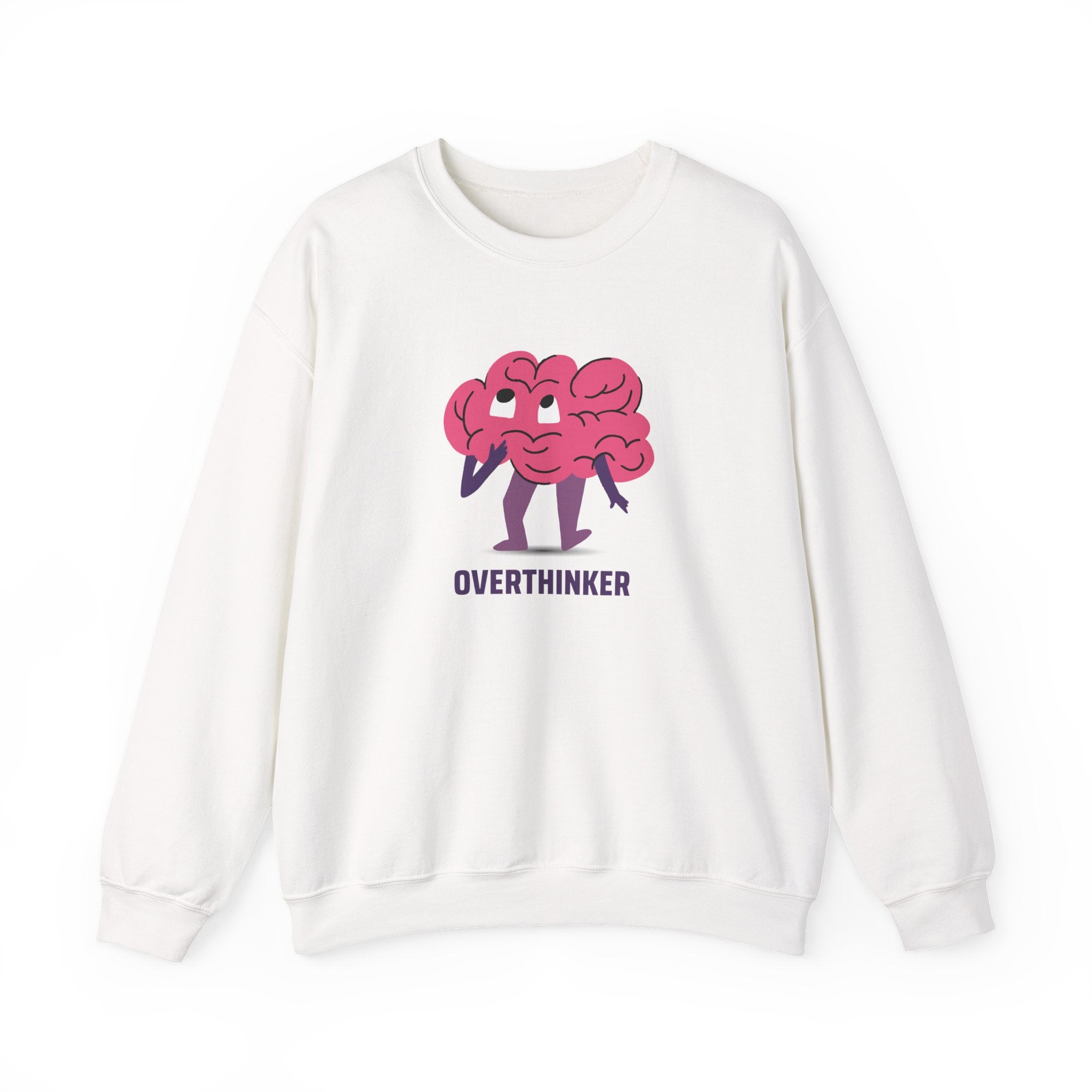 Overthinker Brain Illustration Sweatshirt