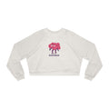 Pink Brain Overthinker Cropped Sweatshirt