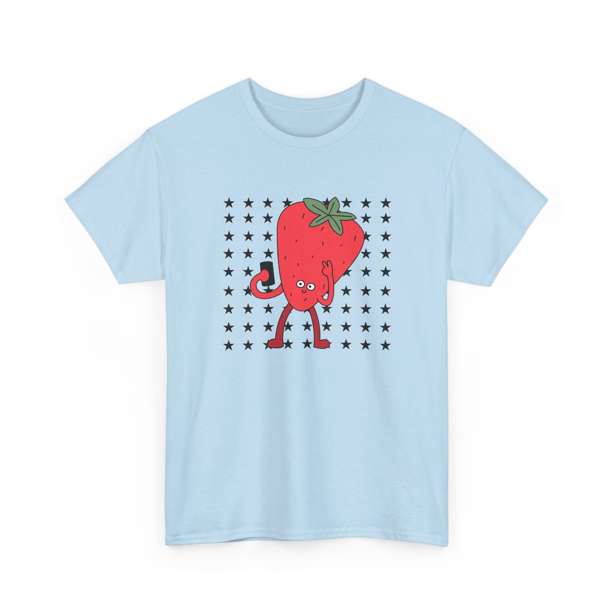 Strawberry Character Illustration Tee