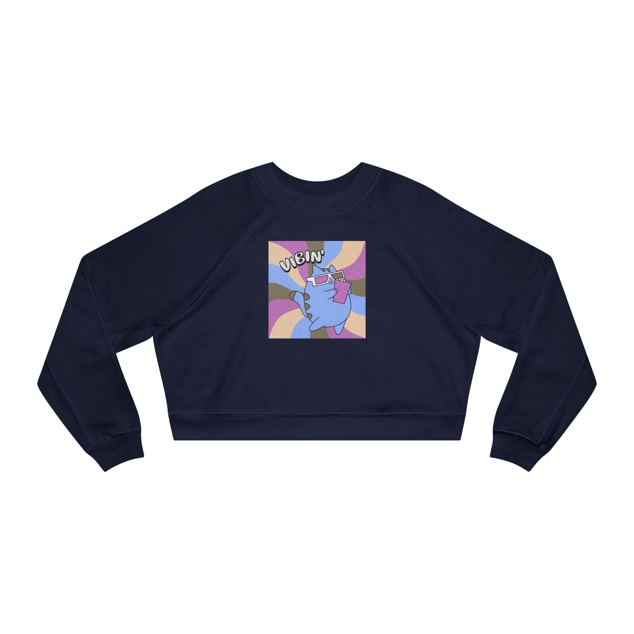 Retro Vibin' Cropped Sweatshirt